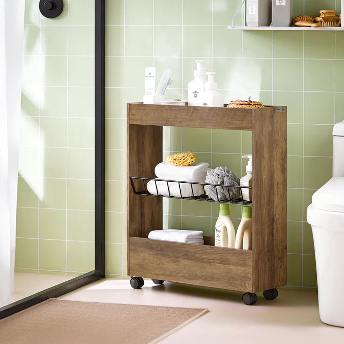 Toiletvogn, brun