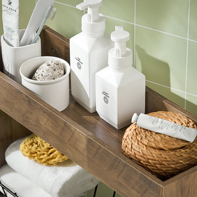 Toiletvogn, brun