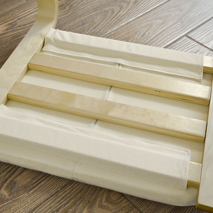 Puf fodskammel skammel, lys beige