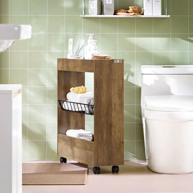 Toiletvogn, brun