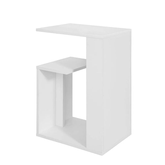 Sofabord / reol i moderne stil, hvid