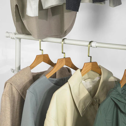 Teleskopisk tøjstativ / Walk-in modul, hvid