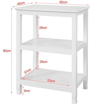Dekorativt konsolbord / sidebord, hvid