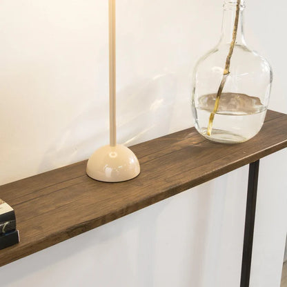 Smalt konsolbord (XL), sort / mørkebrun